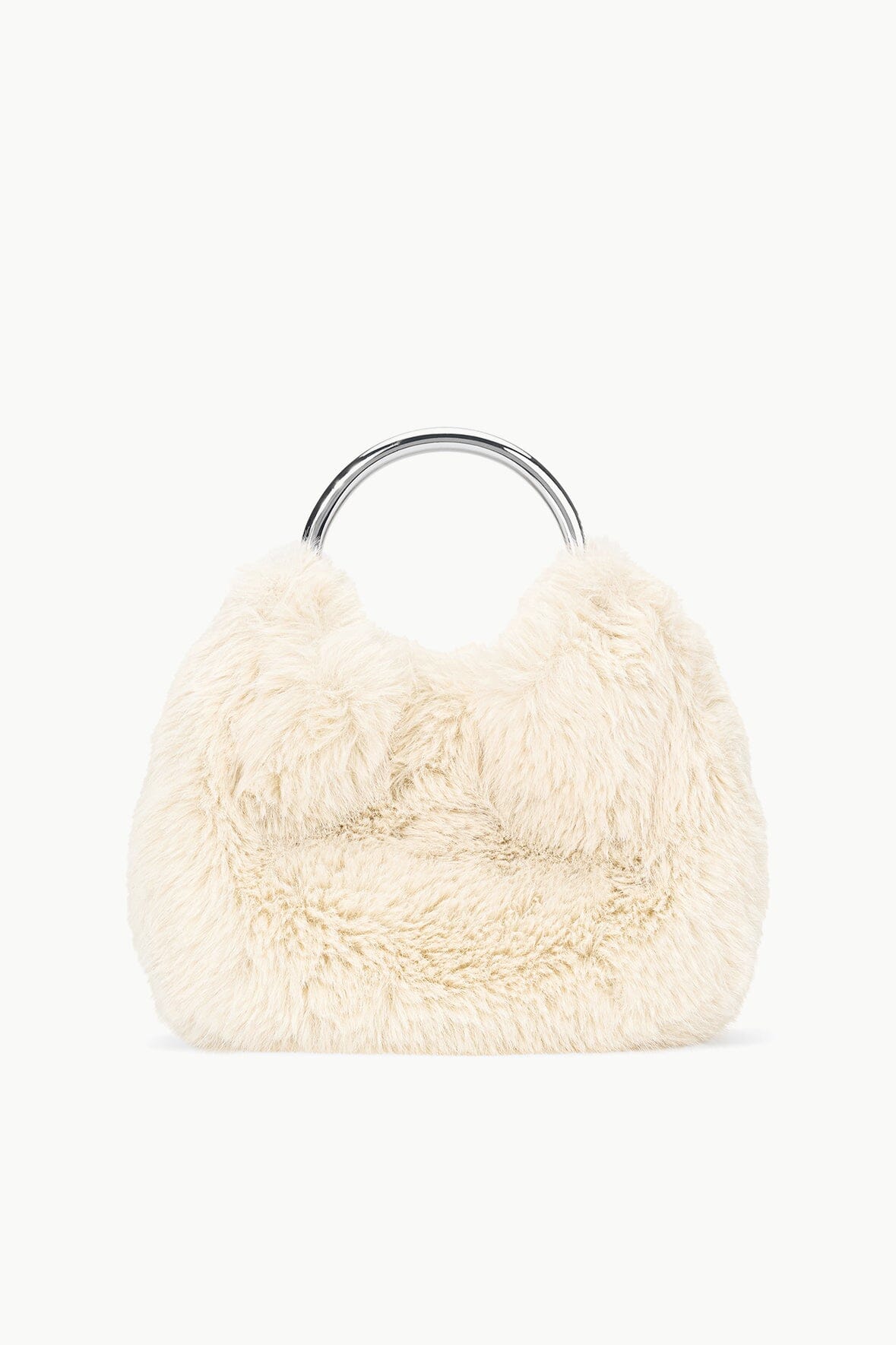 Image ROMEO FAUX FUR BAG | CREAM 1 of 7 and Clicking this image will trigger a zoom pop-up