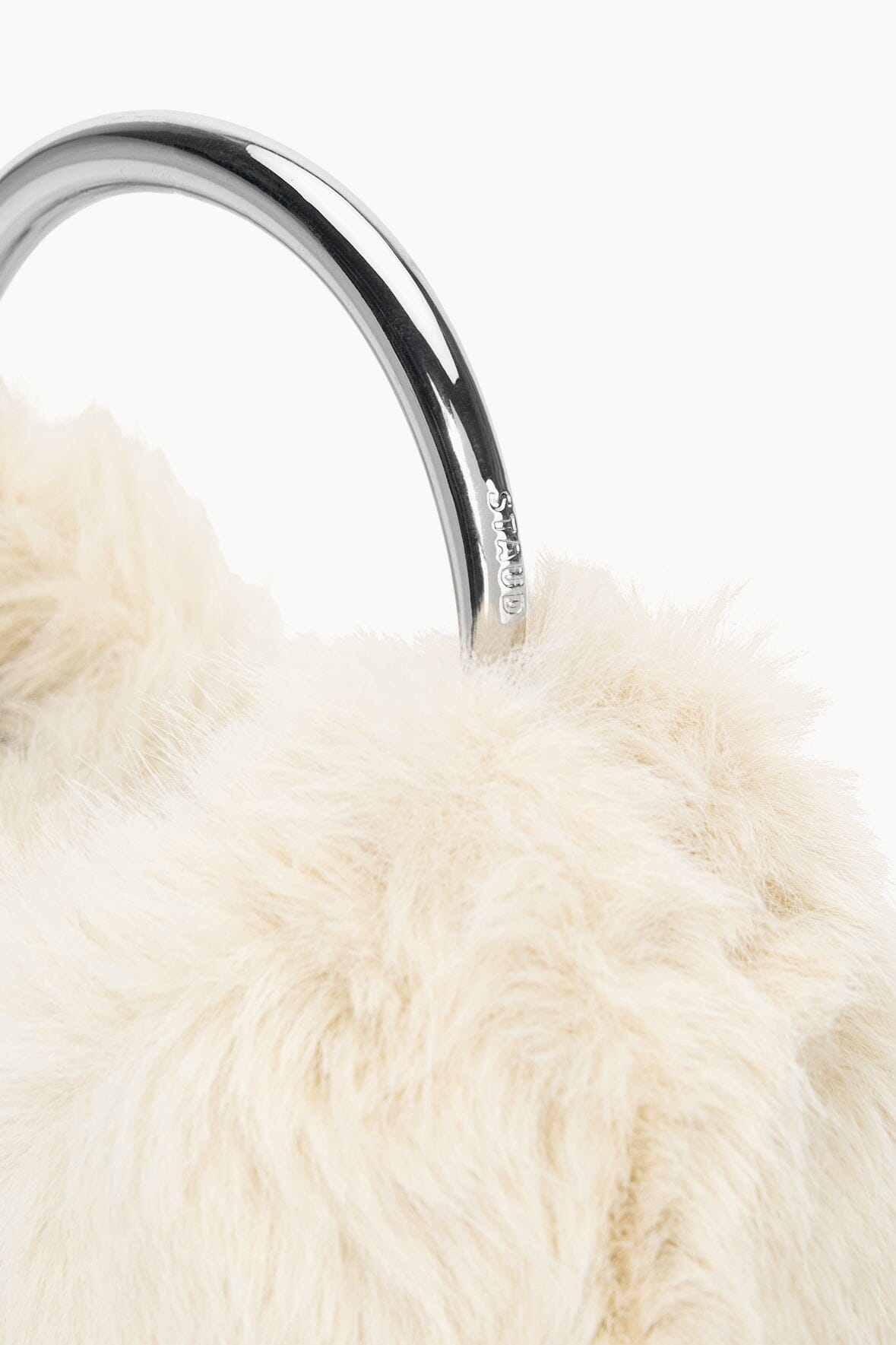 Image ROMEO FAUX FUR BAG | CREAM 5 of 7 and Clicking this image will trigger a zoom pop-up