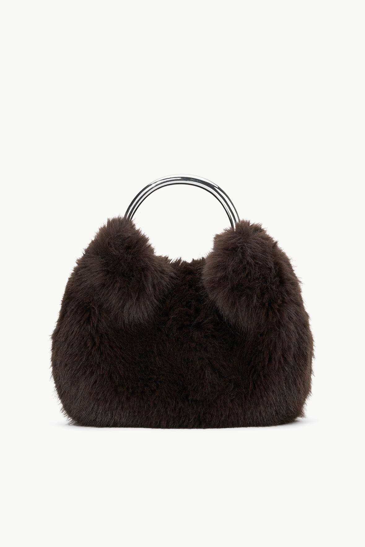 Image ROMEO FAUX FUR BAG | ESPRESSO 1 of 7 and Clicking this image will trigger a zoom pop-up