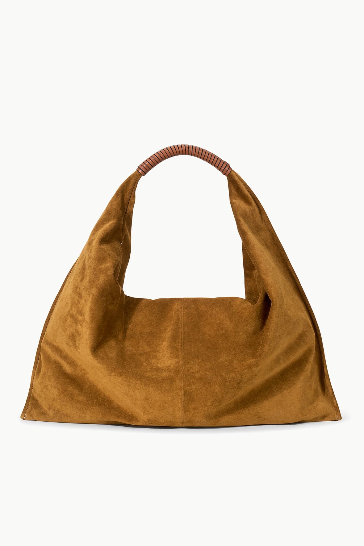 Image RONNIE BAG | TAN SUEDE 1 of 7 and Clicking this image will trigger a zoom pop-up