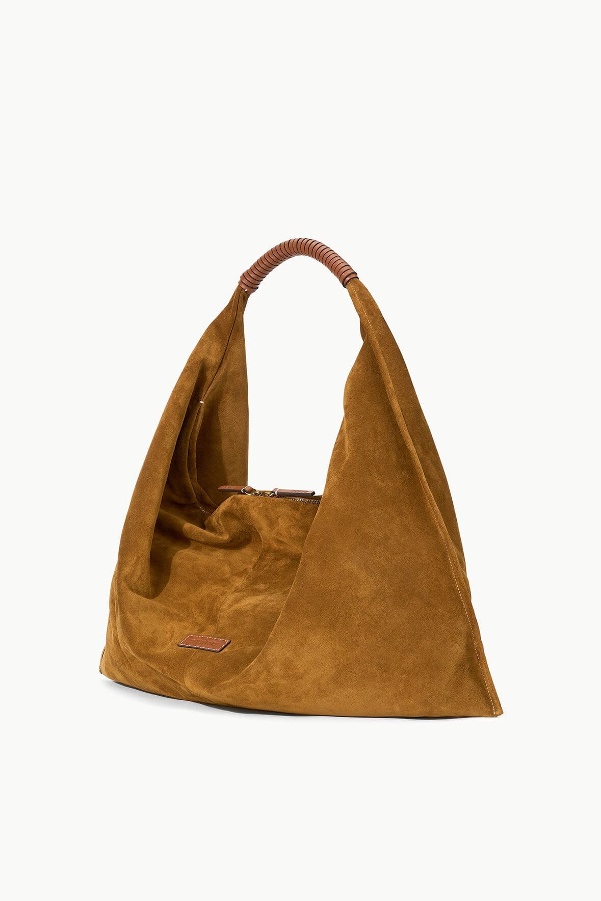 Image RONNIE BAG | TAN SUEDE 3 of 7 and Clicking this image will trigger a zoom pop-up