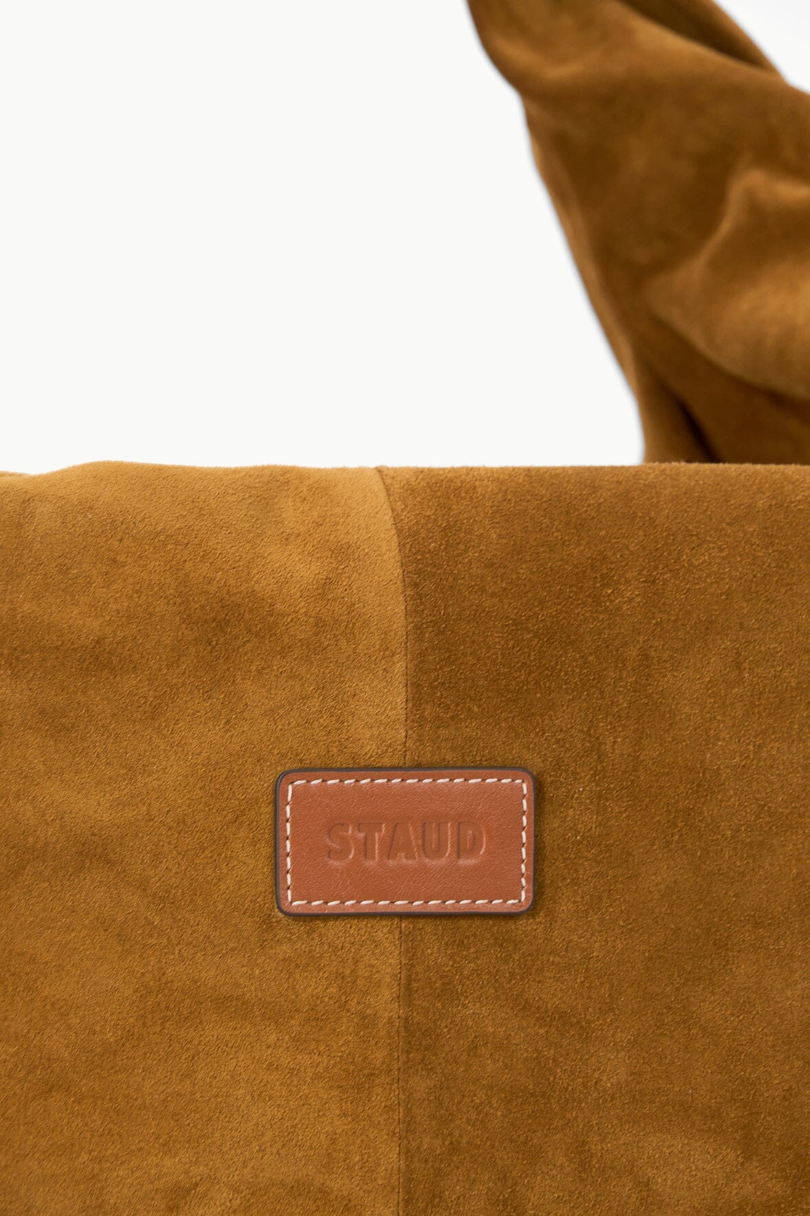 Image RONNIE BAG | TAN SUEDE 7 of 7 and Clicking this image will trigger a zoom pop-up