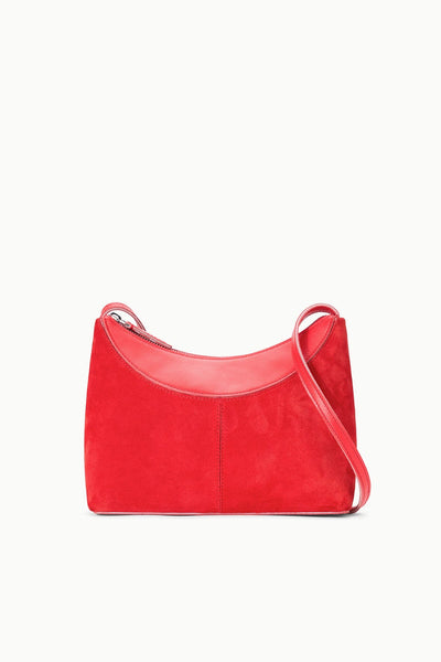 STAUD ROWEY BAG RED ROSE