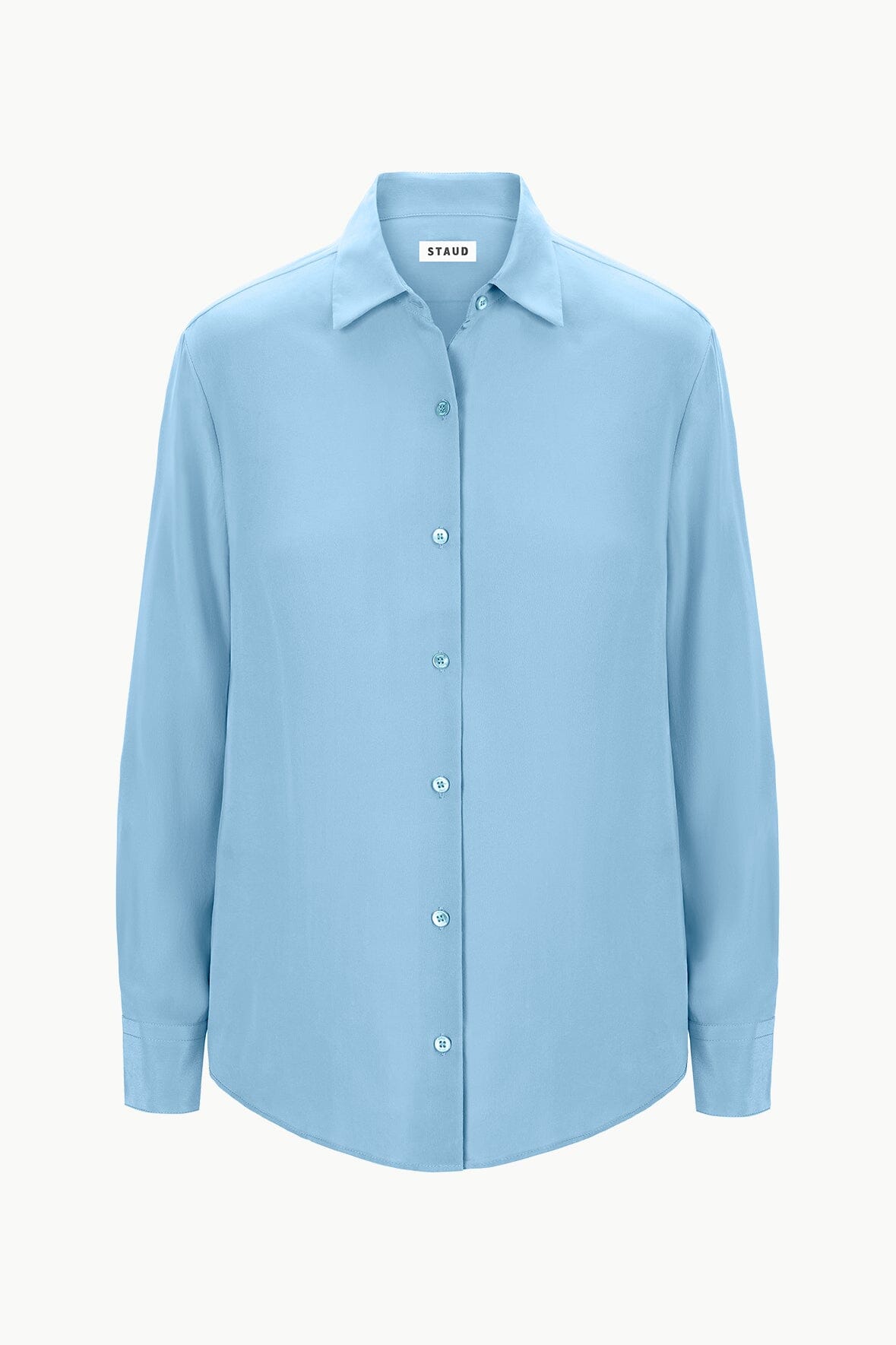 Image ROXBURY SILK SHIRT | SLATE BLUE 5 of 5 and Clicking this image will trigger a zoom pop-up