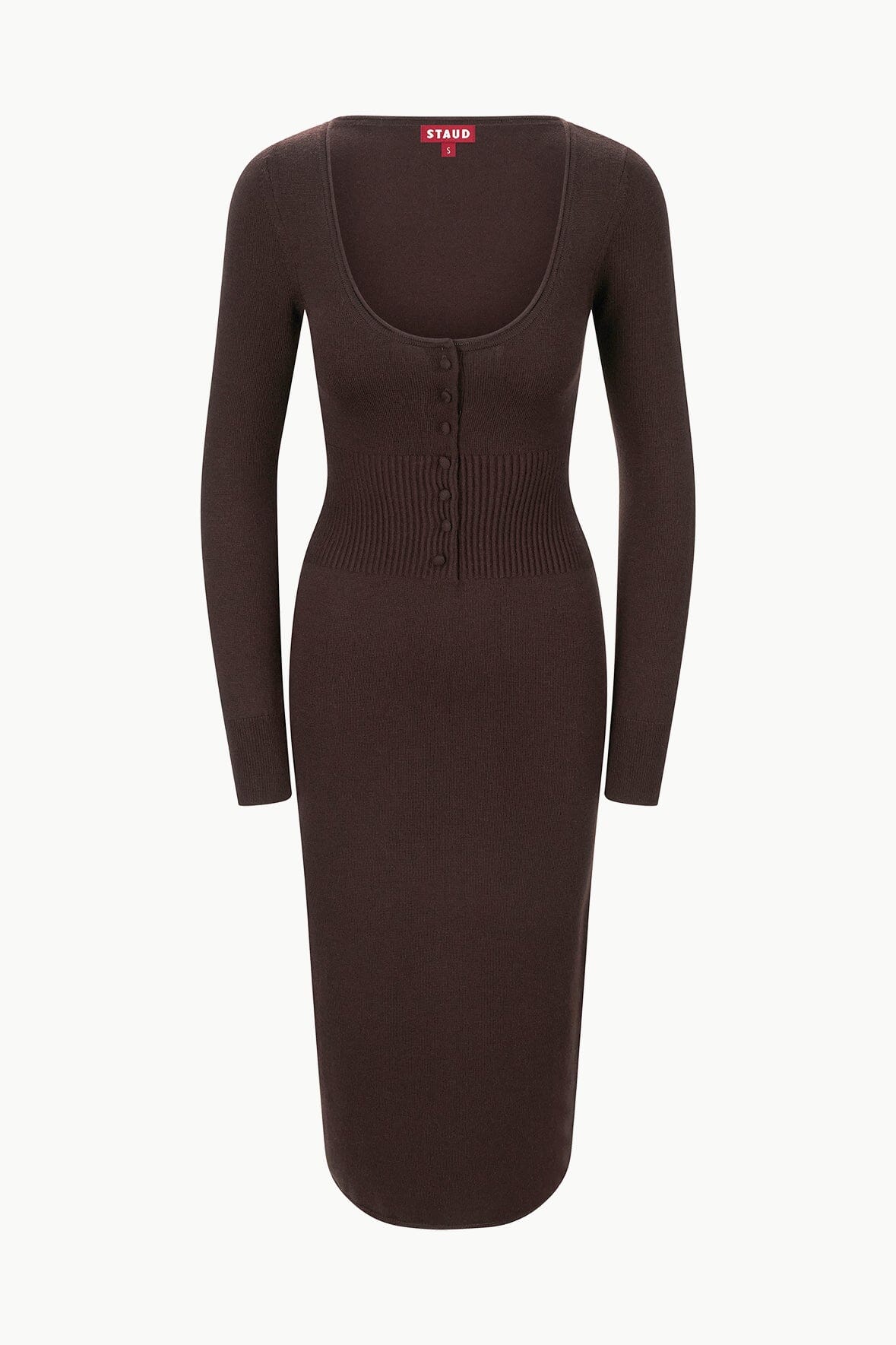 Image SABRINA DRESS | DARK CHOCOLATE 5 of 5 and Clicking this image will trigger a zoom pop-up