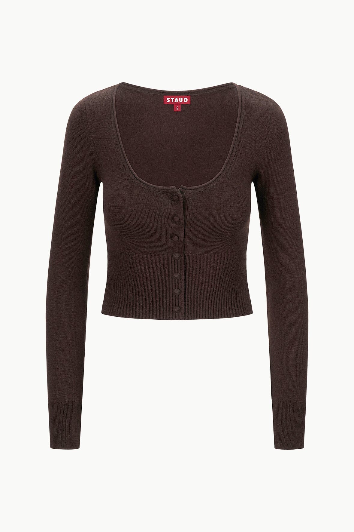 Image SABRINA SWEATER | DARK CHOCOLATE 6 of 6 and Clicking this image will trigger a zoom pop-up