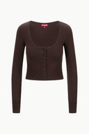 Image SABRINA SWEATER | DARK CHOCOLATE 6 of 6