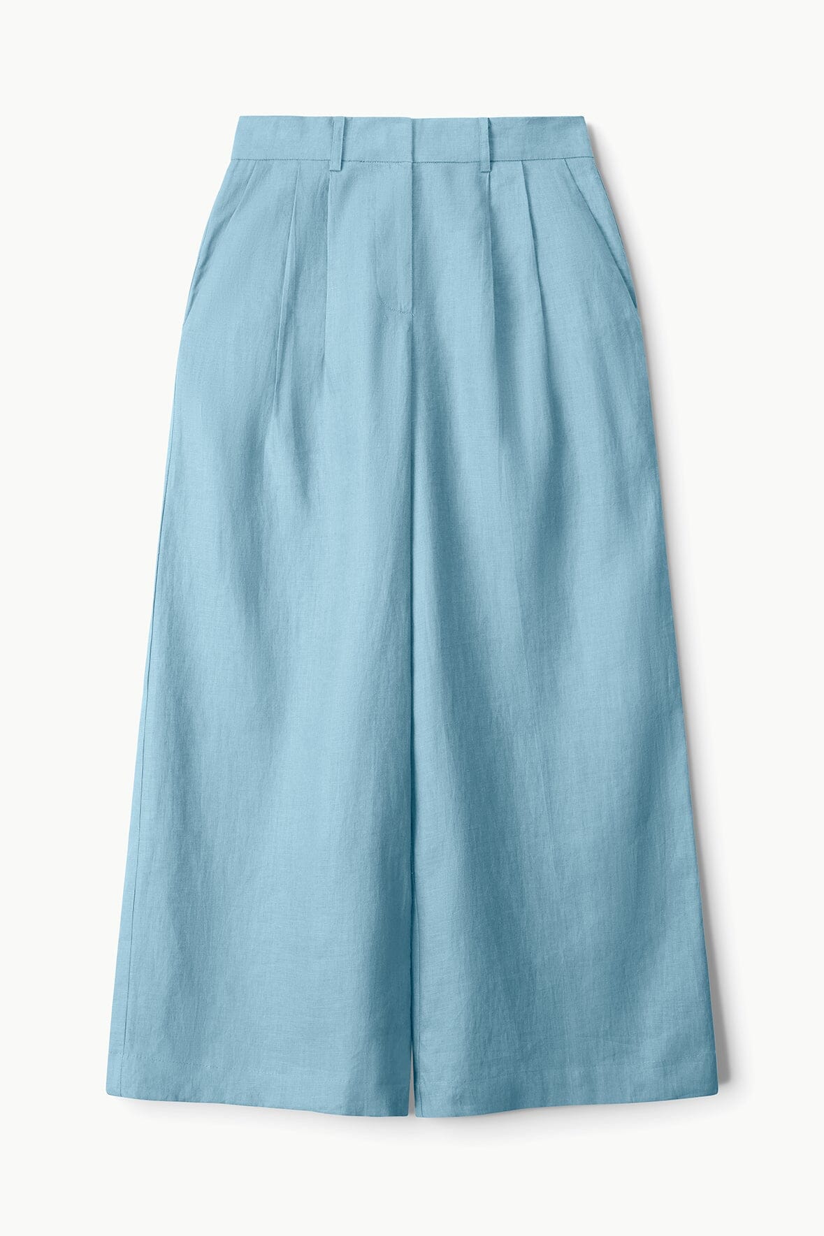 Image SASHA LINEN PANT | SLATE BLUE 7 of 7 and Clicking this image will trigger a zoom pop-up