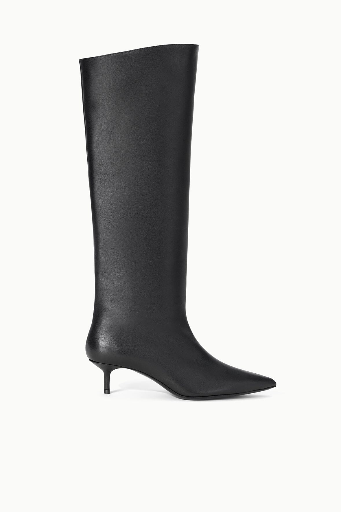 Image SEBASTIAN KITTEN HEEL BOOT | BLACK 1 of 8 and Clicking this image will trigger a zoom pop-up