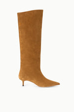 SEBASTIAN KITTEN HEEL BOOT | TAN