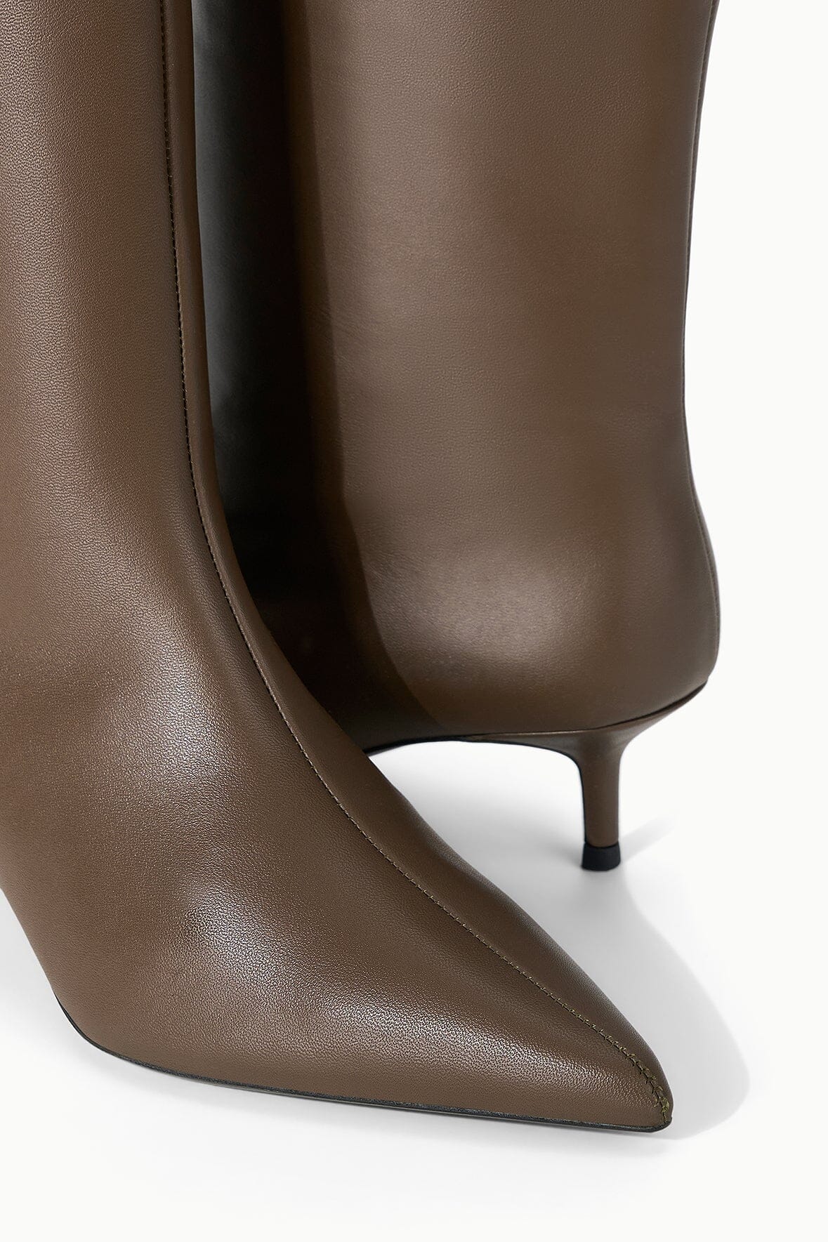 Image SEBASTIAN KITTEN HEEL BOOT | TRUFFLE 7 of 8 and Clicking this image will trigger a zoom pop-up