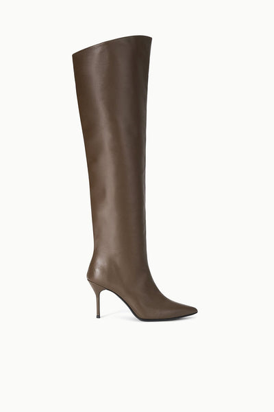 STAUD, Sebastian Over The Knee Boots in Truffle, Size 39.5