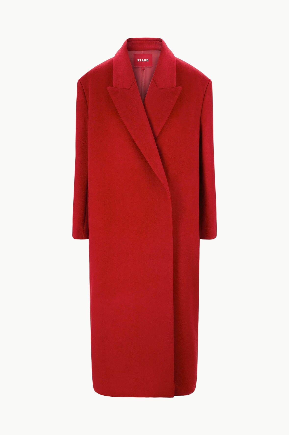 SERGE COAT ROUGE