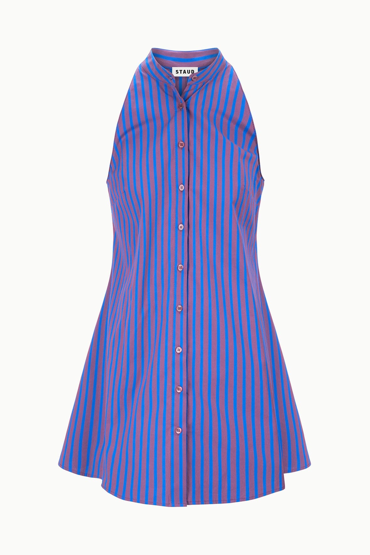 Image SHIRLEY MINI DRESS | ATLAS STRIPE 7 of 7 and Clicking this image will trigger a zoom pop-up
