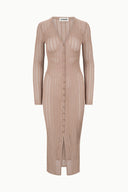 Image SHOKO COVERUP DRESS | TAUPE 6 of 6