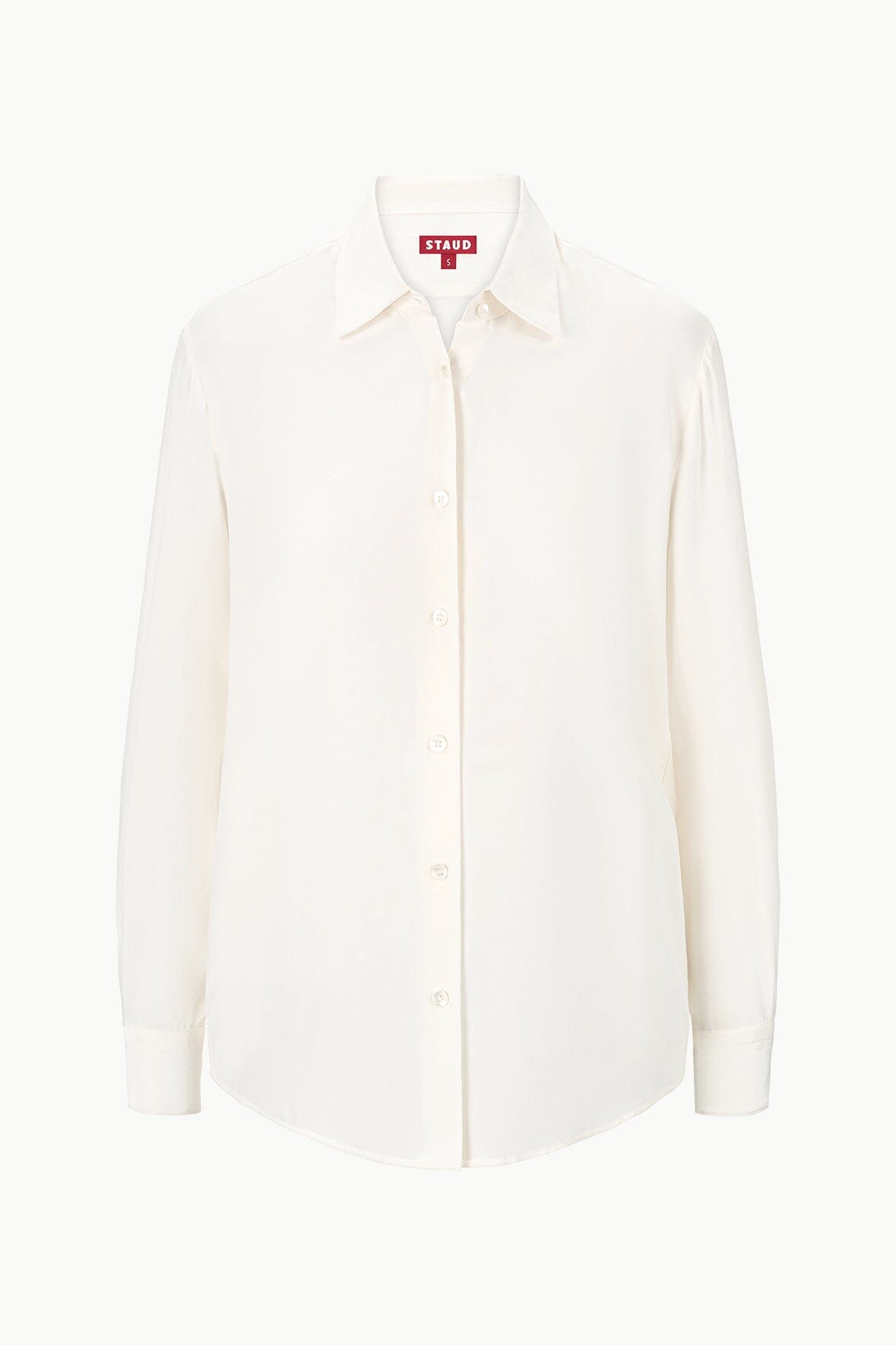 Image ROXBURY SILK SHIRT | IVORY 5 of 5 and Clicking this image will trigger a zoom pop-up