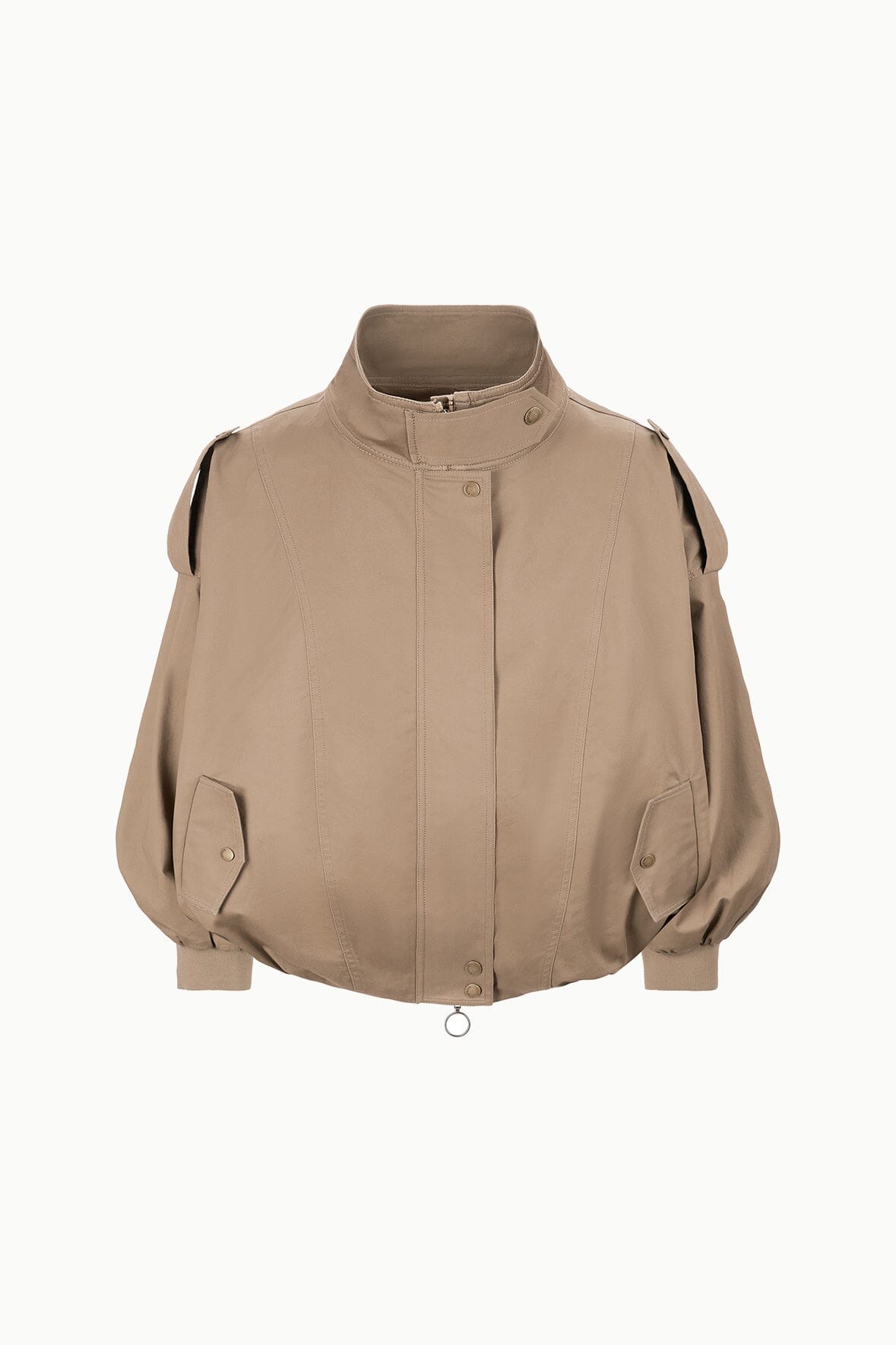 Image SIMONE JACKET | TAUPE 7 of 7 and Clicking this image will trigger a zoom pop-up