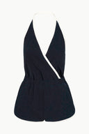 Image SINES COVERUP ROMPER | NAVY WHITE 5 of 5