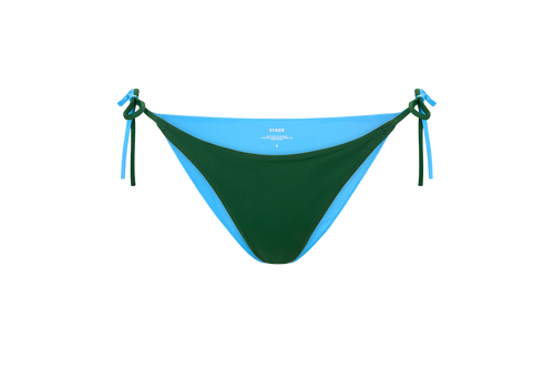 SISLEY SIDE TIE BIKINI BOTTOM  JUNGLE SKY