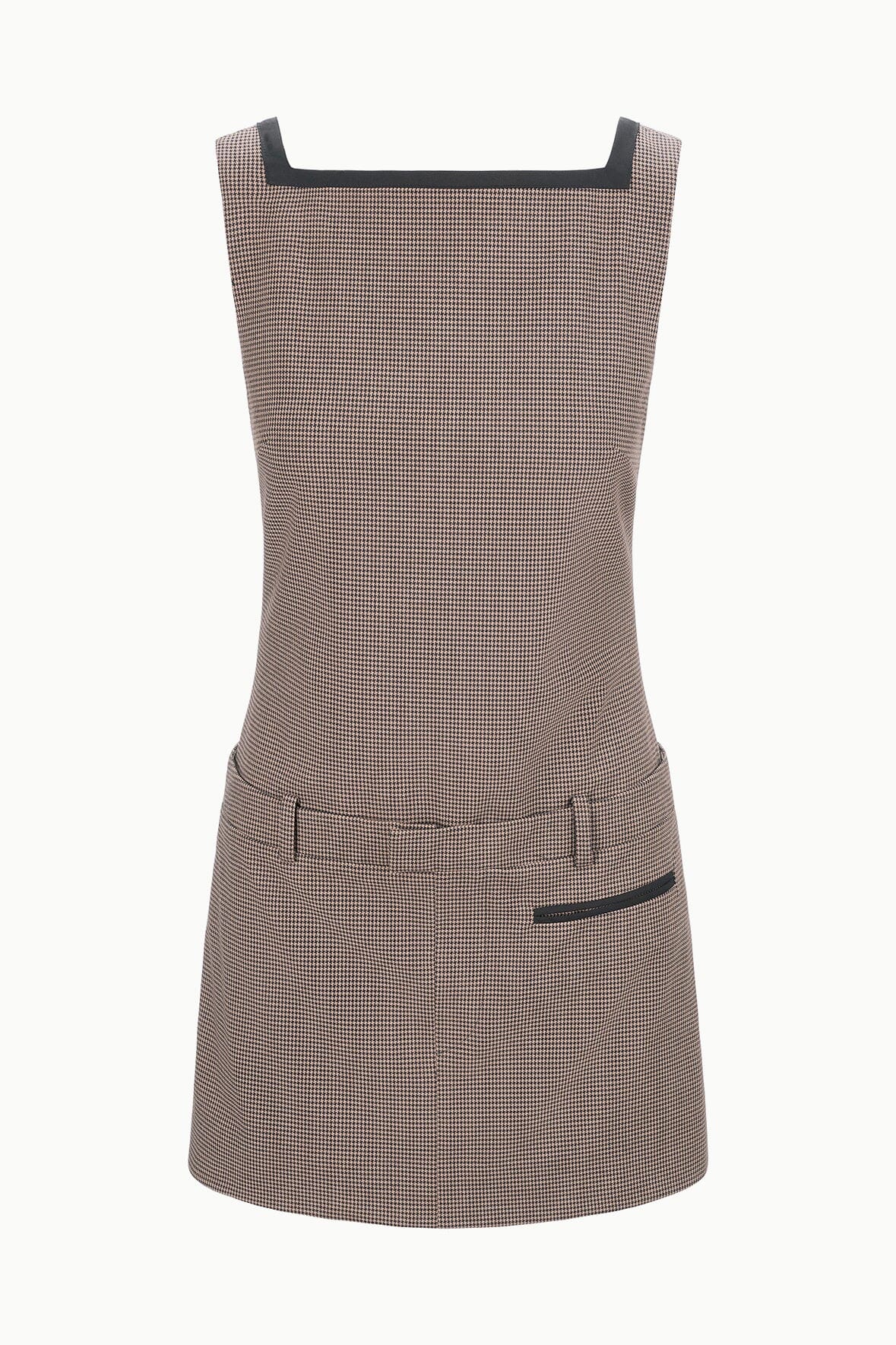 Image SKYLA DRESS | HOUNDSTOOTH 6 of 6 and Clicking this image will trigger a zoom pop-up
