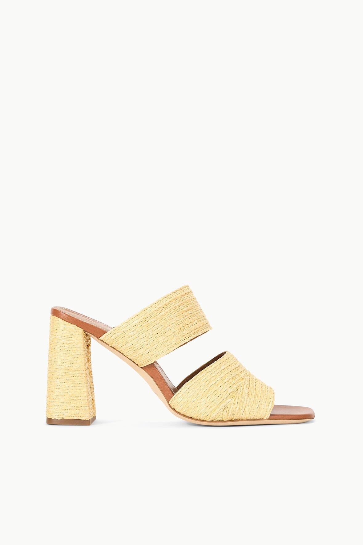 Image SKYLAR HEEL | NATURAL RAFFIA 1 of 8 and Clicking this image will trigger a zoom pop-up