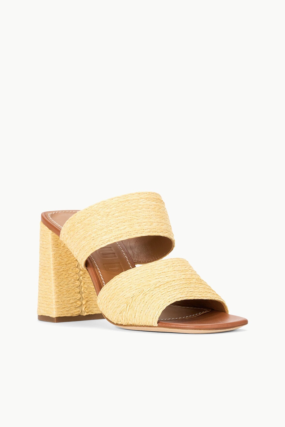 Image SKYLAR HEEL | NATURAL RAFFIA 3 of 8 and Clicking this image will trigger a zoom pop-up