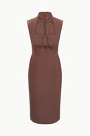 Image MARIANO DRESS | DARK CHOCOLATE 5 of 5