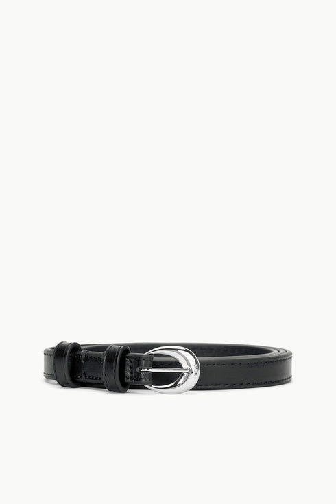 Go to SLIM MOON BUCKLE BELT - 13MM BLACK SILVER view 1