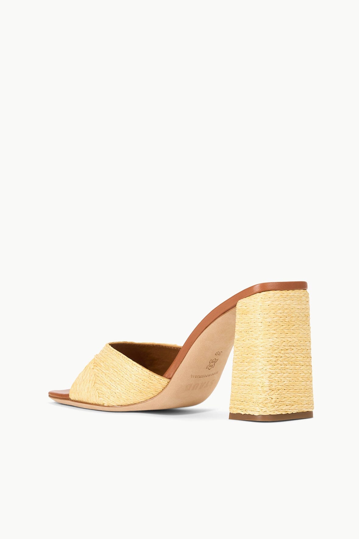 Image SLOANE HEEL | NATURAL RAFFIA 5 of 7 and Clicking this image will trigger a zoom pop-up