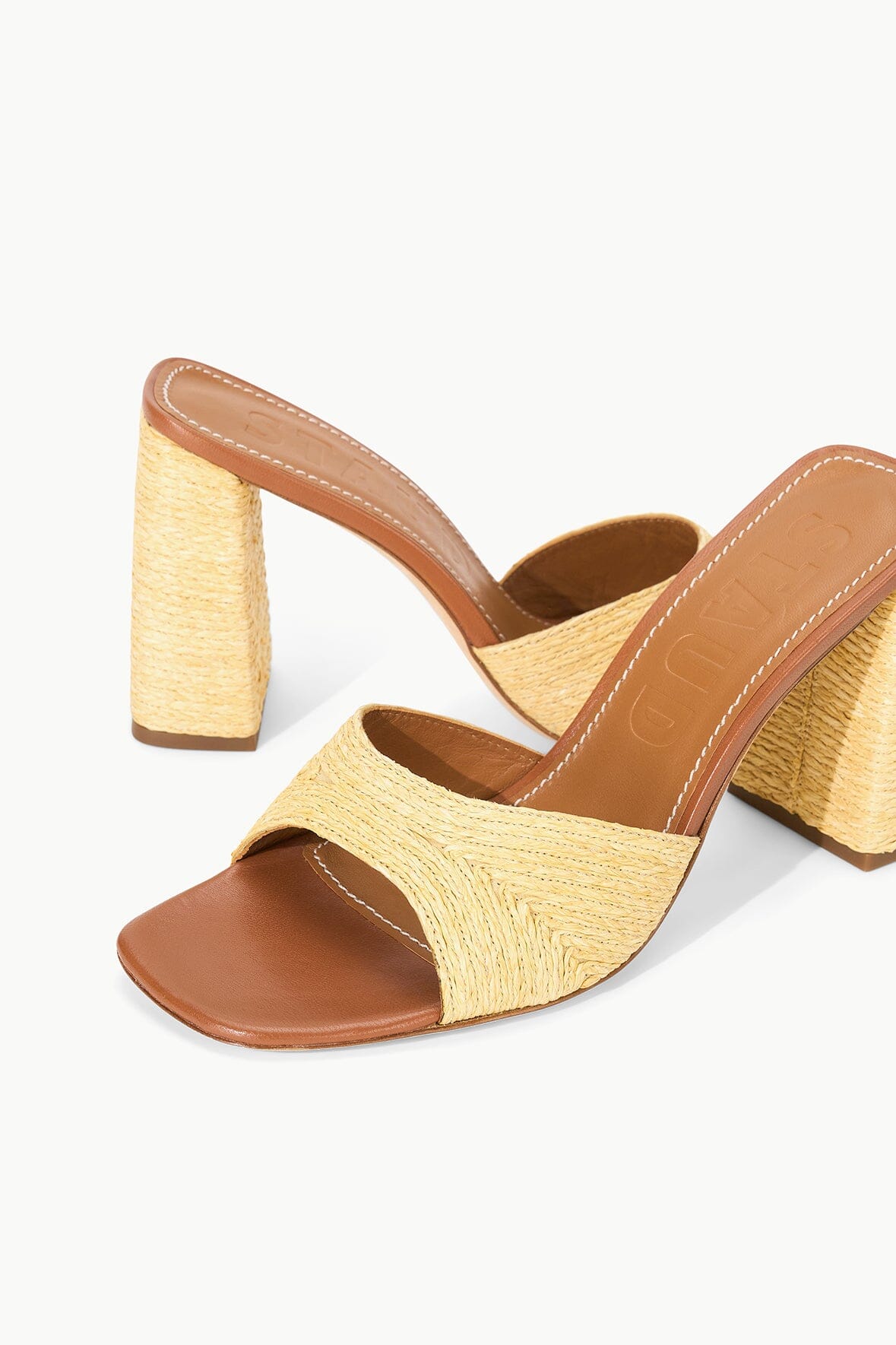 Image SLOANE HEEL | NATURAL RAFFIA 7 of 7 and Clicking this image will trigger a zoom pop-up