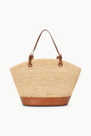 Image SQUILLO RAFFIA TOTE | NATURAL TAN 1 of 7