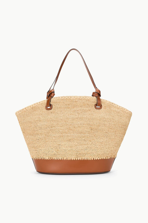 Go to SQUILLO RAFFIA TOTE NATURAL TAN view 1