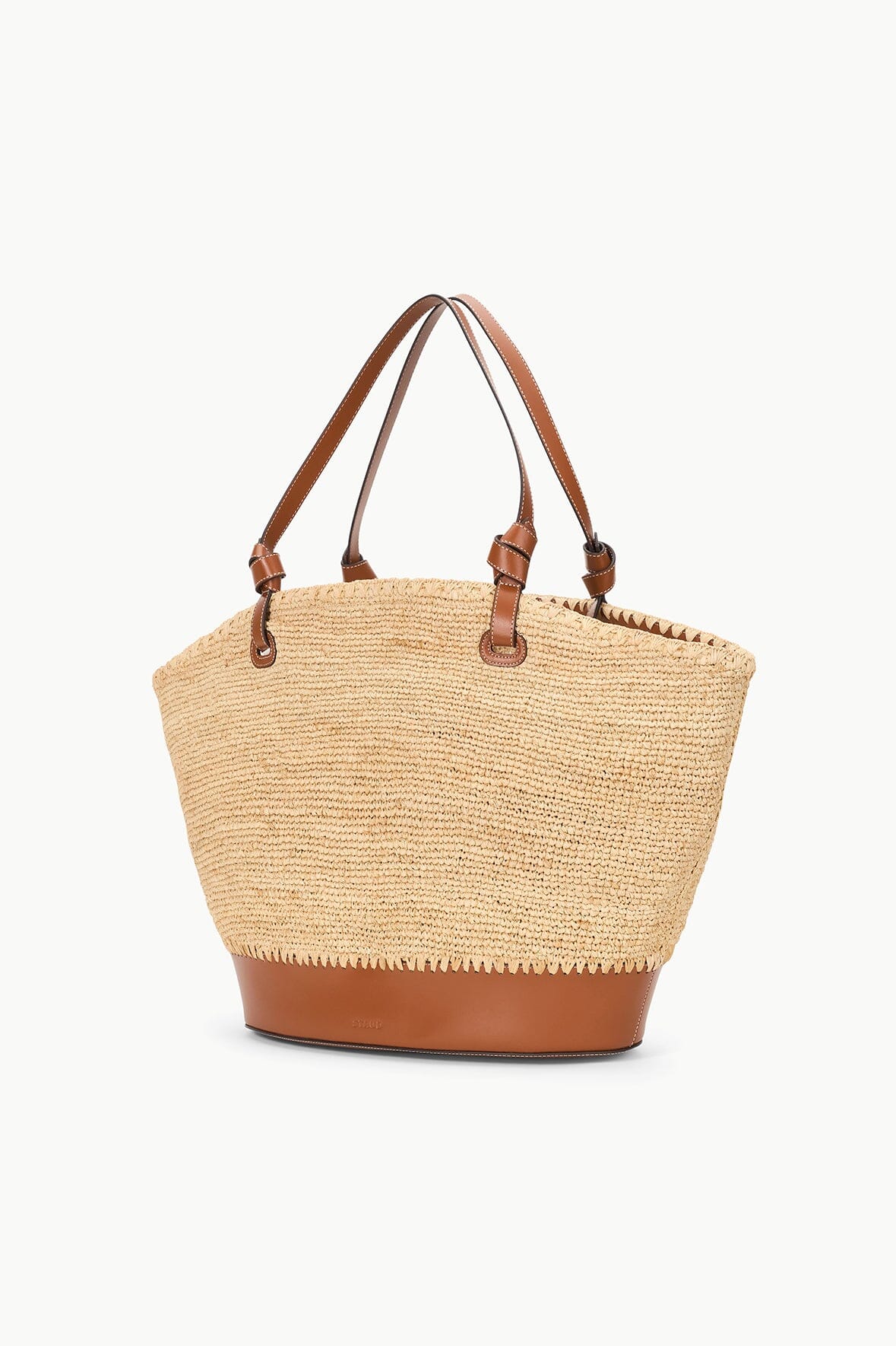 Image SQUILLO RAFFIA TOTE | NATURAL TAN 5 of 7 and Clicking this image will trigger a zoom pop-up