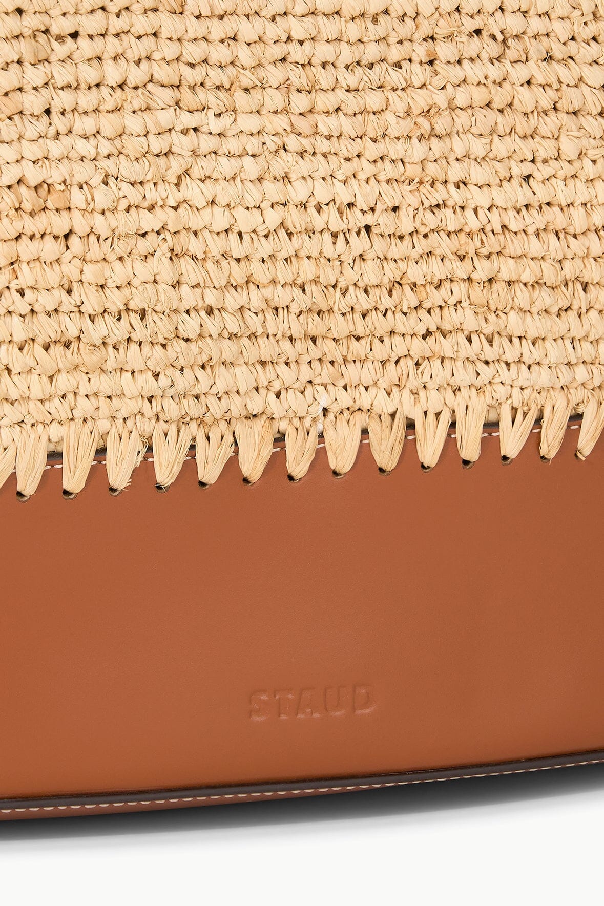 Image SQUILLO RAFFIA TOTE | NATURAL TAN 7 of 7 and Clicking this image will trigger a zoom pop-up