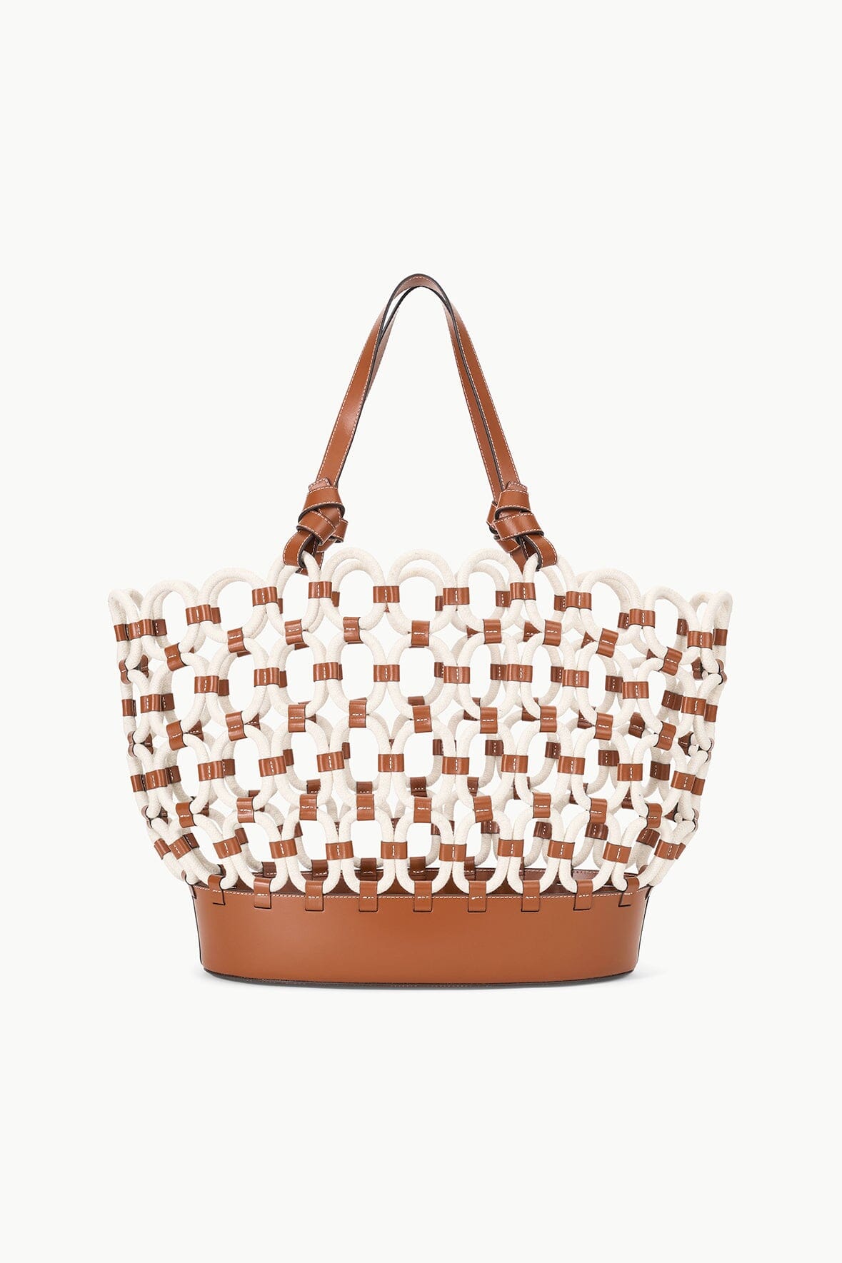 Image SQUILLO ROPE TOTE BAG | PAPER TAN 1 of 8 and Clicking this image will trigger a zoom pop-up