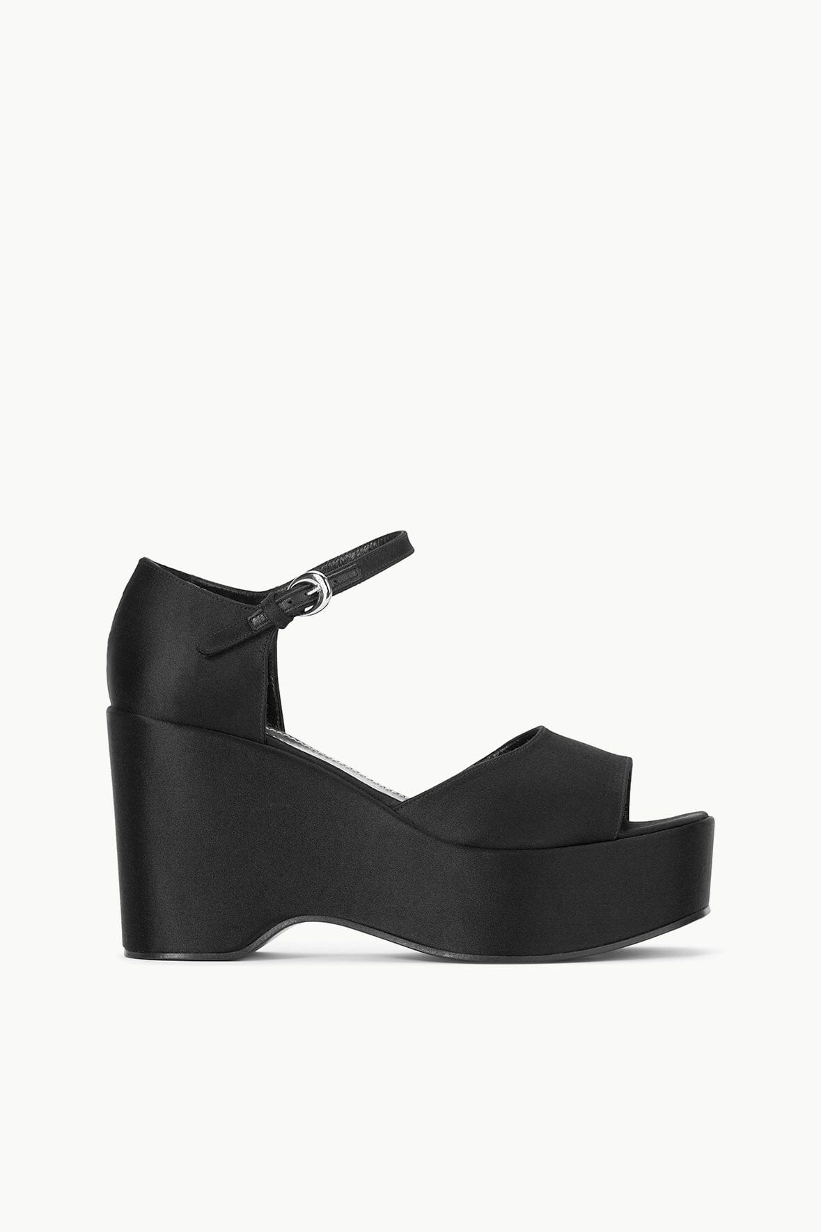 Image STELLA PLATFORM SANDAL | BLACK 1 of 7 and Clicking this image will trigger a zoom pop-up