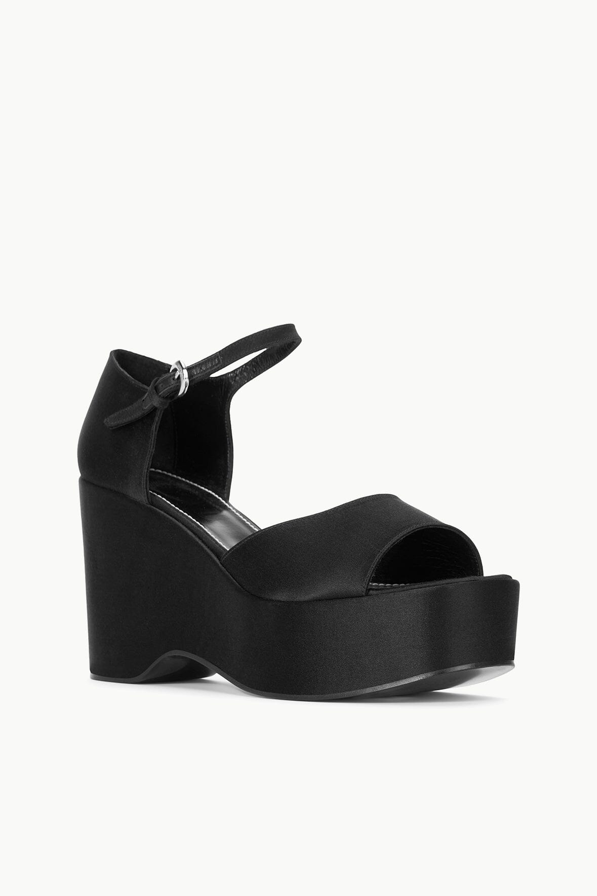 Image STELLA PLATFORM SANDAL | BLACK 3 of 7 and Clicking this image will trigger a zoom pop-up