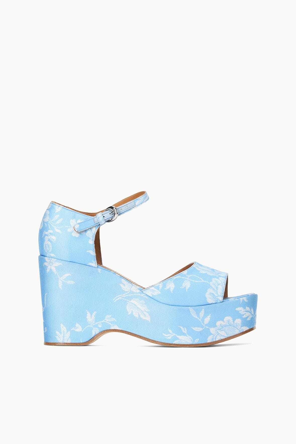 Image STELLA PLATFORM SANDAL | BLUE ROSE 1 of 7 and Clicking this image will trigger a zoom pop-up