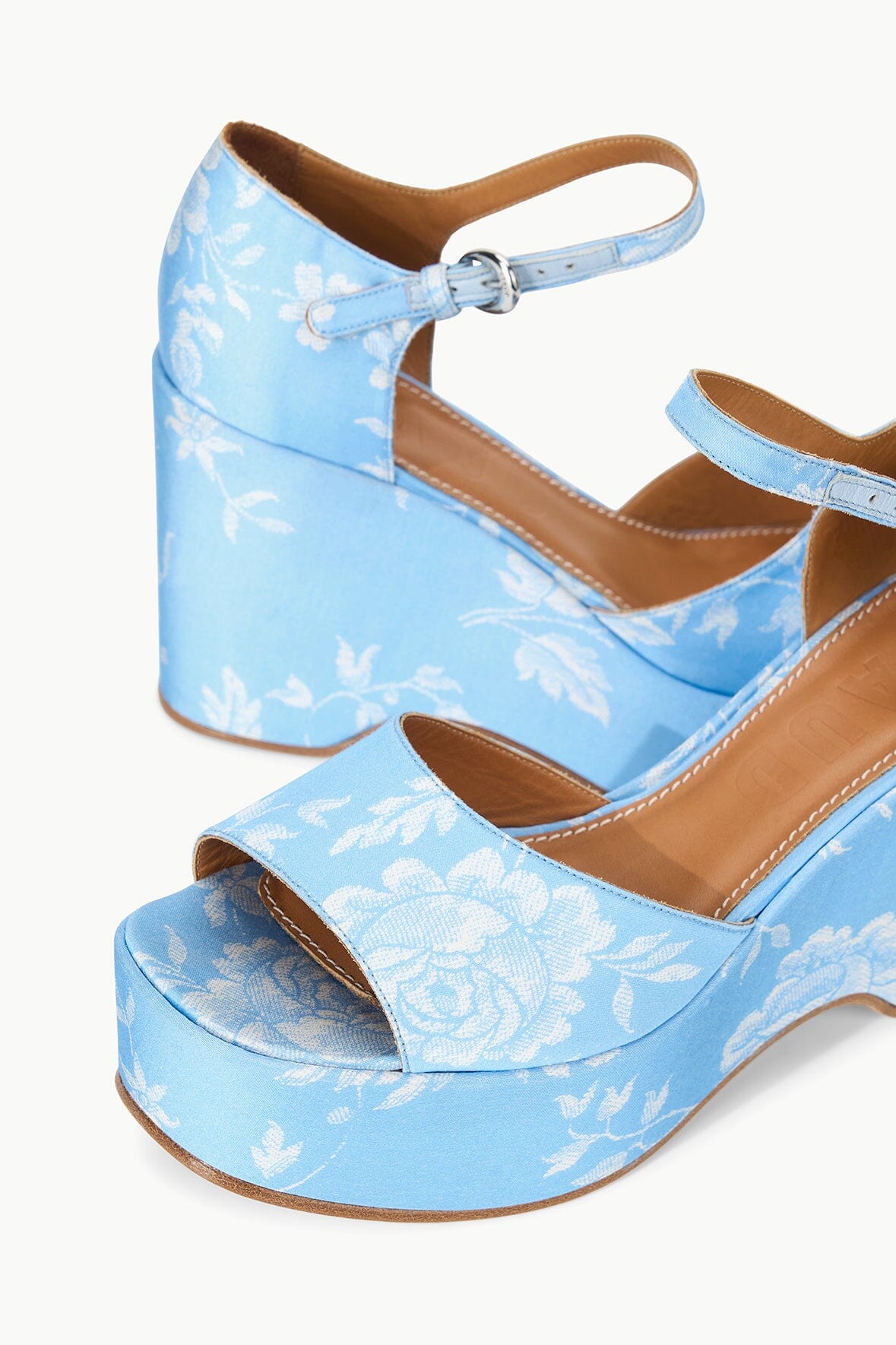 Image STELLA PLATFORM SANDAL | BLUE ROSE 6 of 7 and Clicking this image will trigger a zoom pop-up