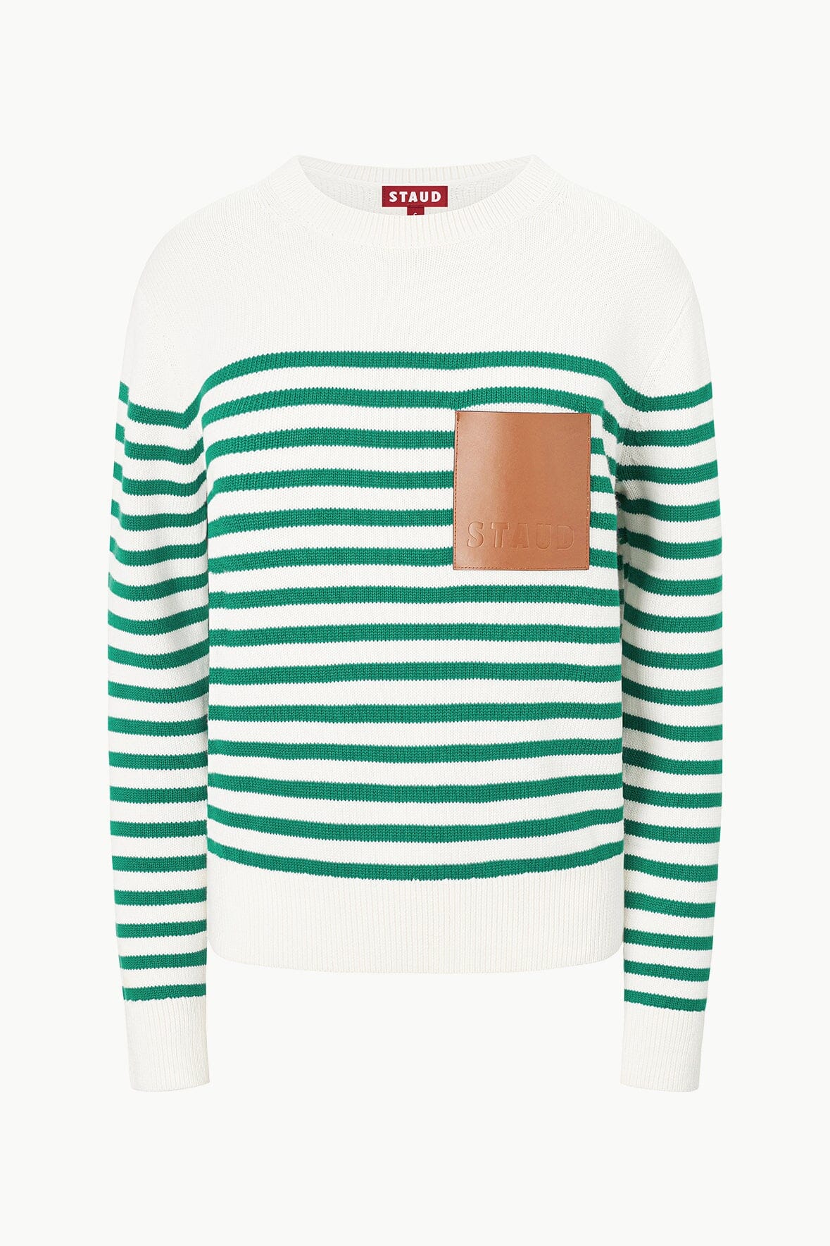 Image SUNSET SWEATER | VERT BRETON STRIPE 5 of 5 and Clicking this image will trigger a zoom pop-up