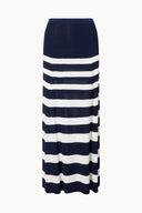 Image SWIRLING SKIRT | NAVY WHITE 5 of 5