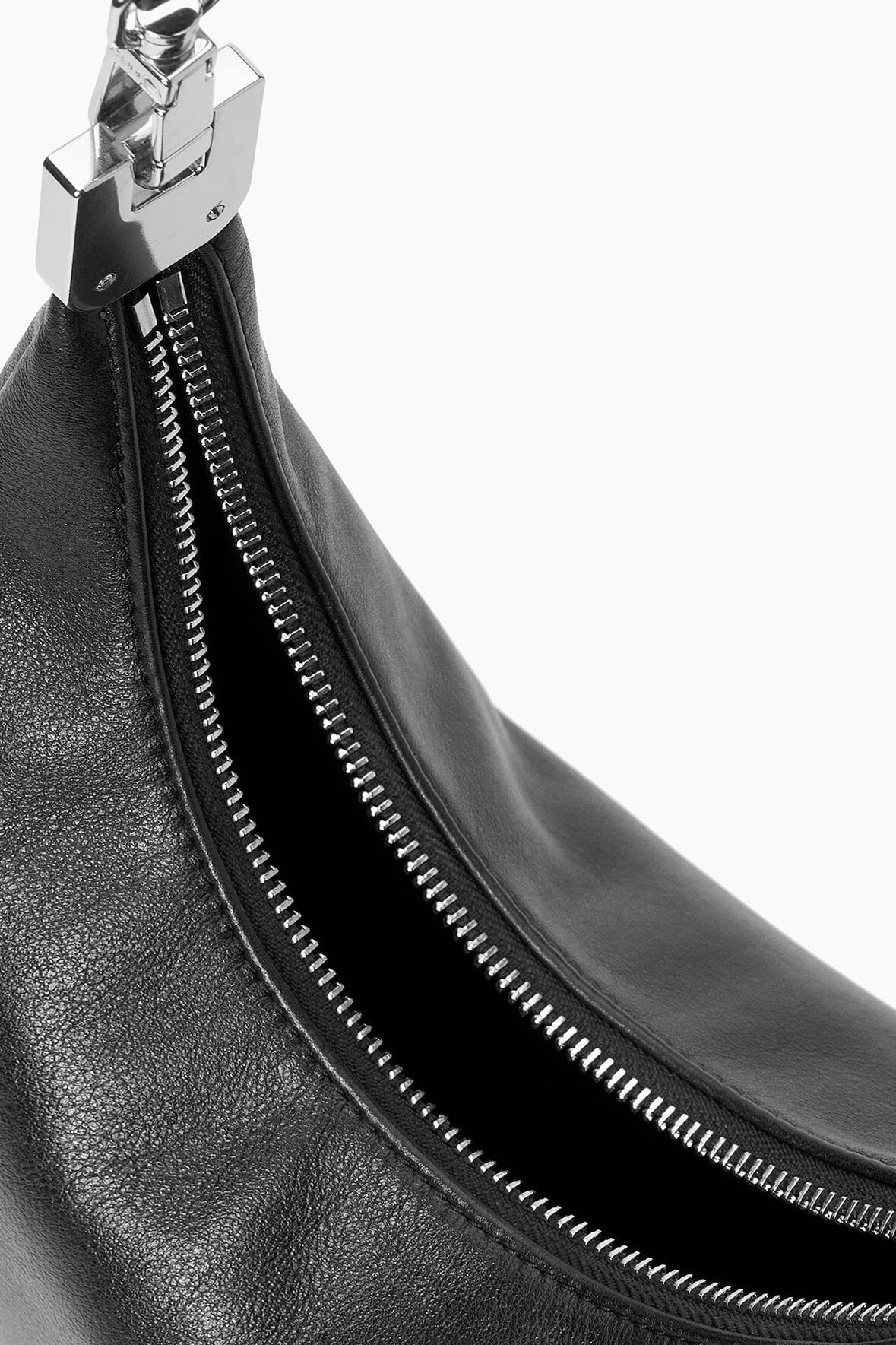 Image SYLVIE SHOULDER BAG | BLACK 4 of 4 and Clicking this image will trigger a zoom pop-up