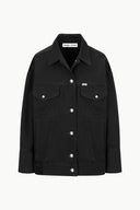 Image STAUD + WRANGLER THE BIGGEST JEAN JACKET | BLACK 6 of 6