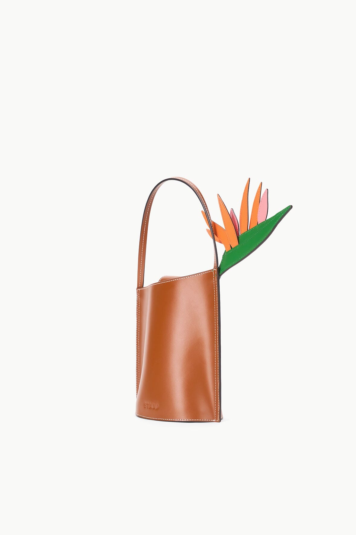 Image THE BIRD OF PARADISE BAG | TAN 3 of 5 and Clicking this image will trigger a zoom pop-up