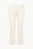 Image STAUD + WRANGLER THE CROPPED BOOT JEAN | CREAM 6 of 6