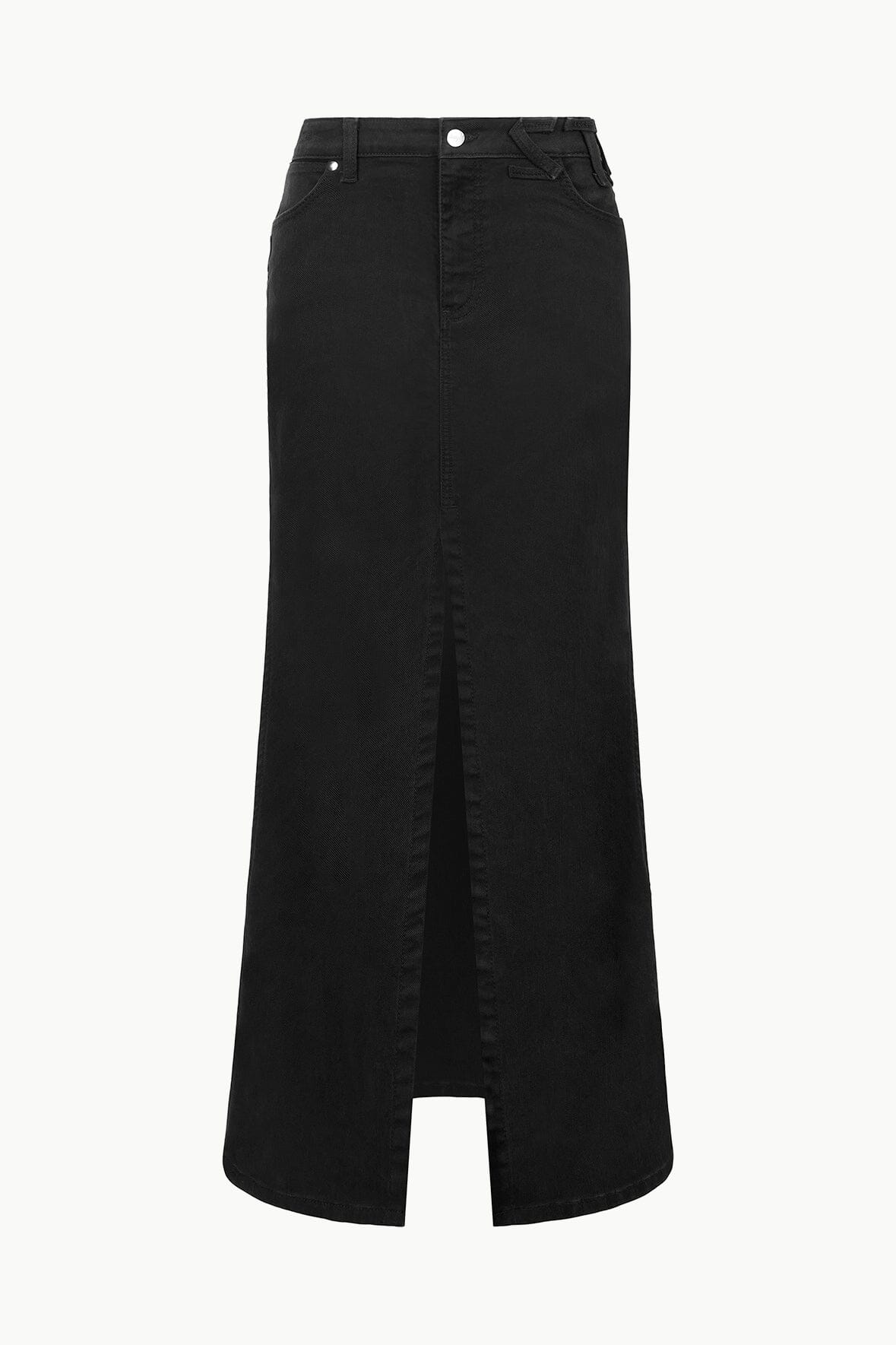 Image STAUD + WRANGLER THE MAXI SKIRT | BLACK 5 of 5 and Clicking this image will trigger a zoom pop-up