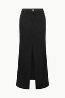 Image STAUD + WRANGLER THE MAXI SKIRT | BLACK 5 of 5