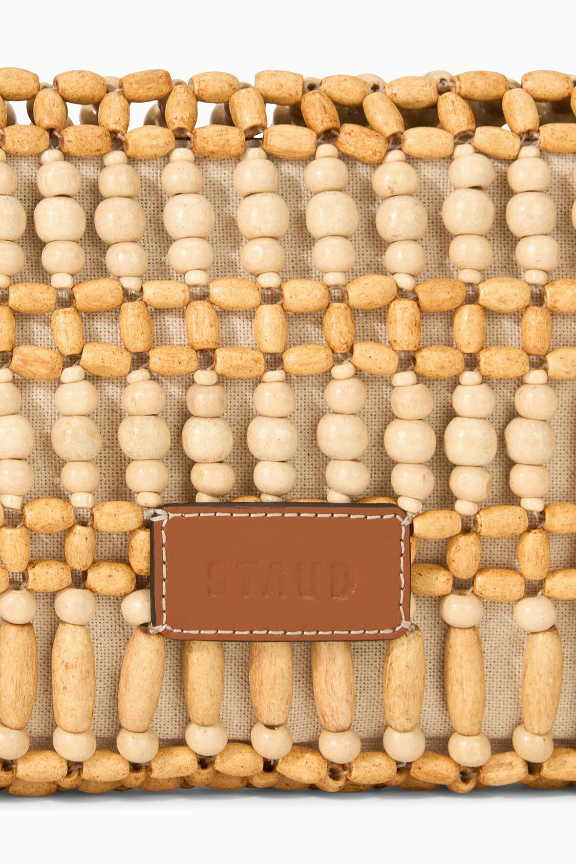 Image TIMMY SHOULDER BAG | NATURAL WOOD BEADS 5 of 6 and Clicking this image will trigger a zoom pop-up