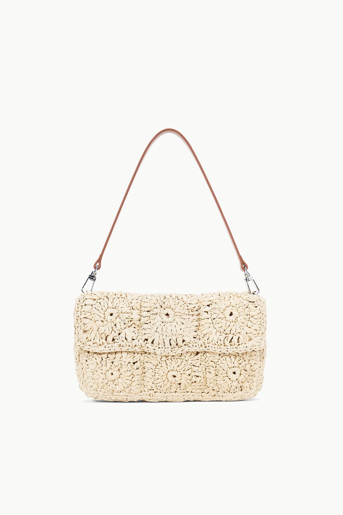 Image TIMMY CROCHET SHOULDER BAG | NATURAL 1 of 8 and Clicking this image will trigger a zoom pop-up