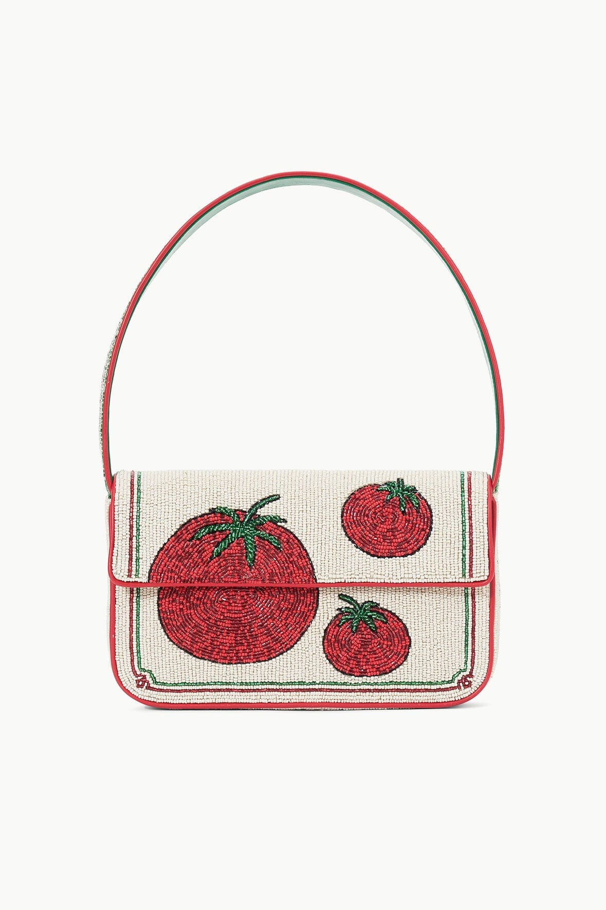 TOMMY BEADED BAG TOMATO